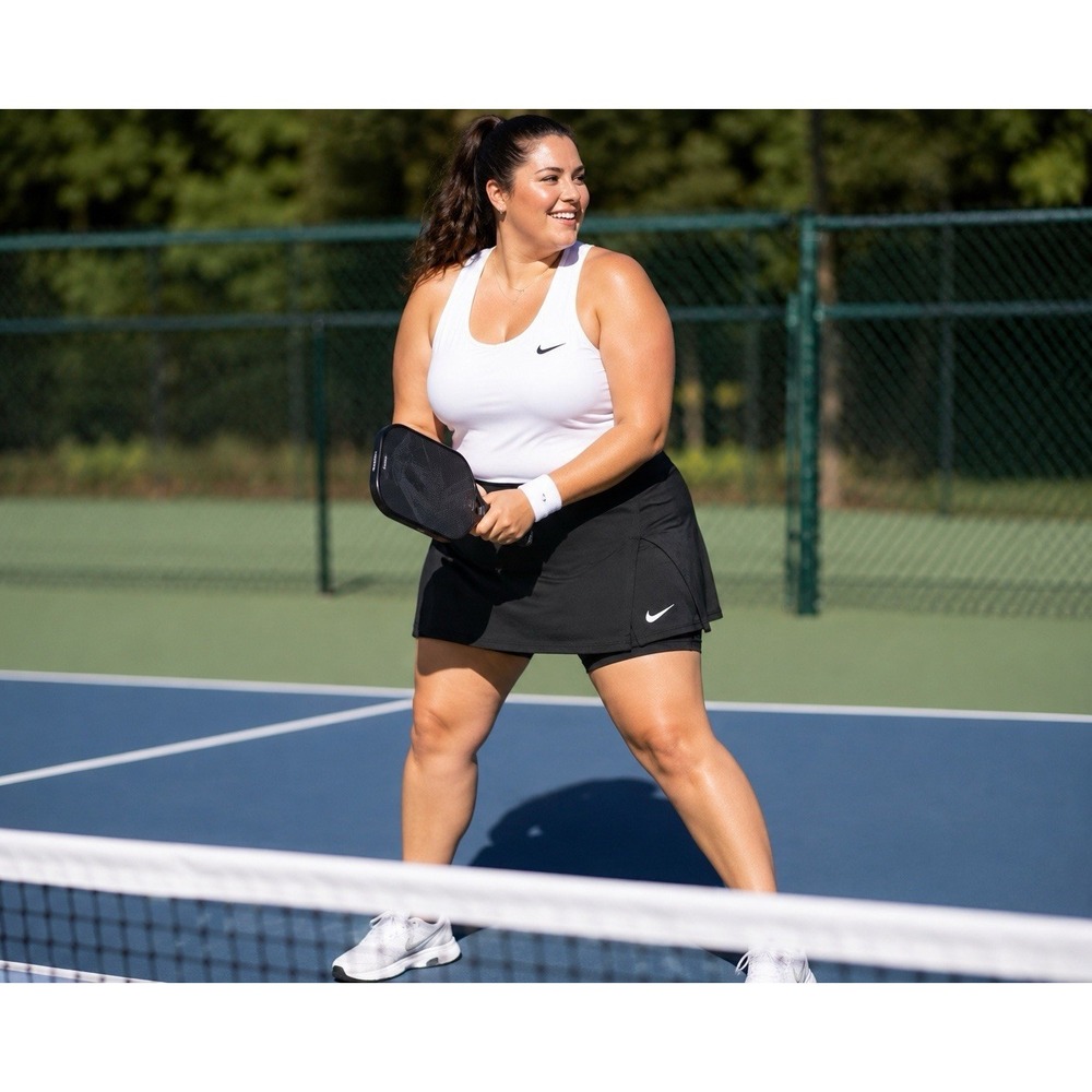 Nike Court Dri-FIT Victory Tennis Skort Women's XXL Black NWT Slim Fit